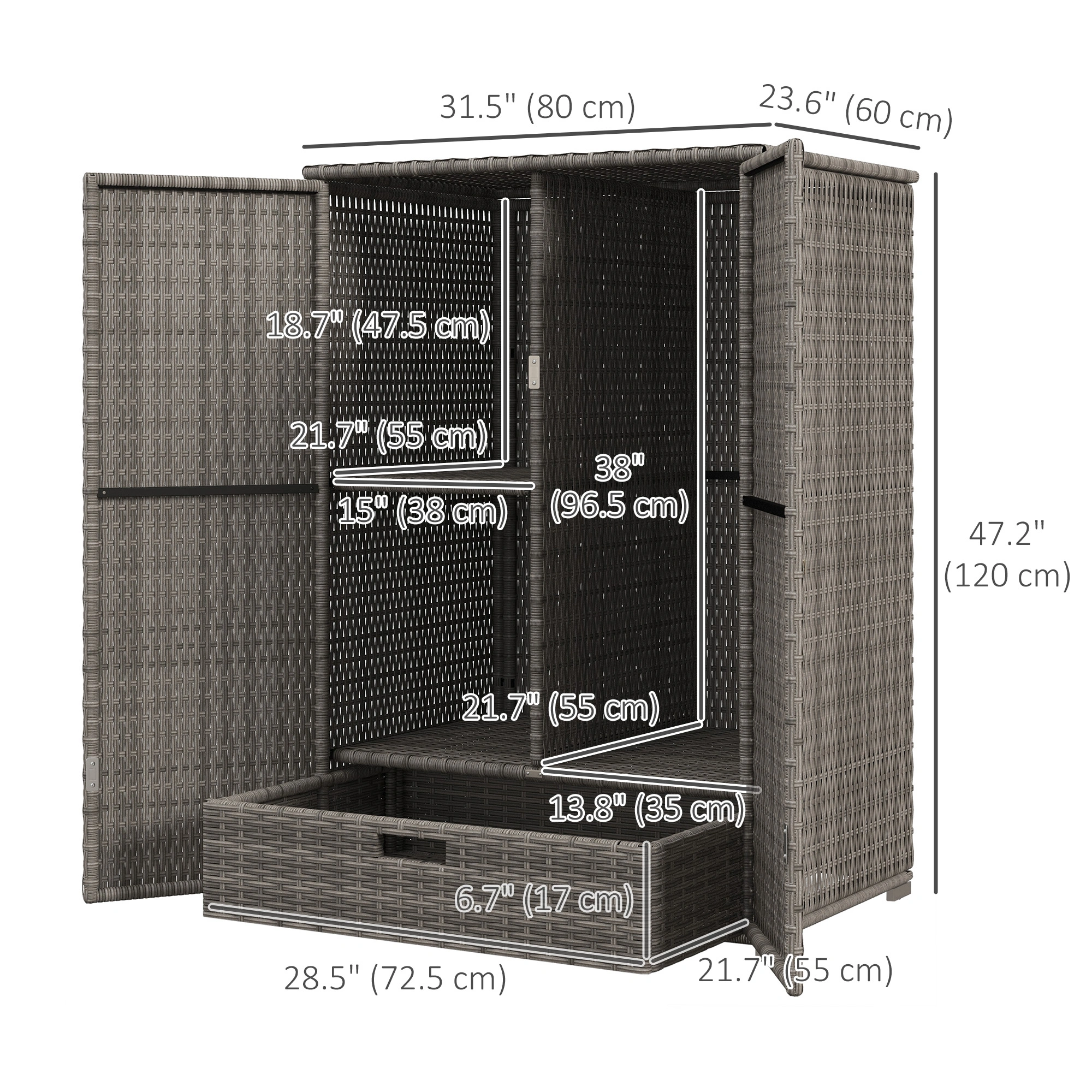 Bathroom Storage Organizer Shelf - Wall Mounted Rack for Toiletries and Toiletry Storage view 3