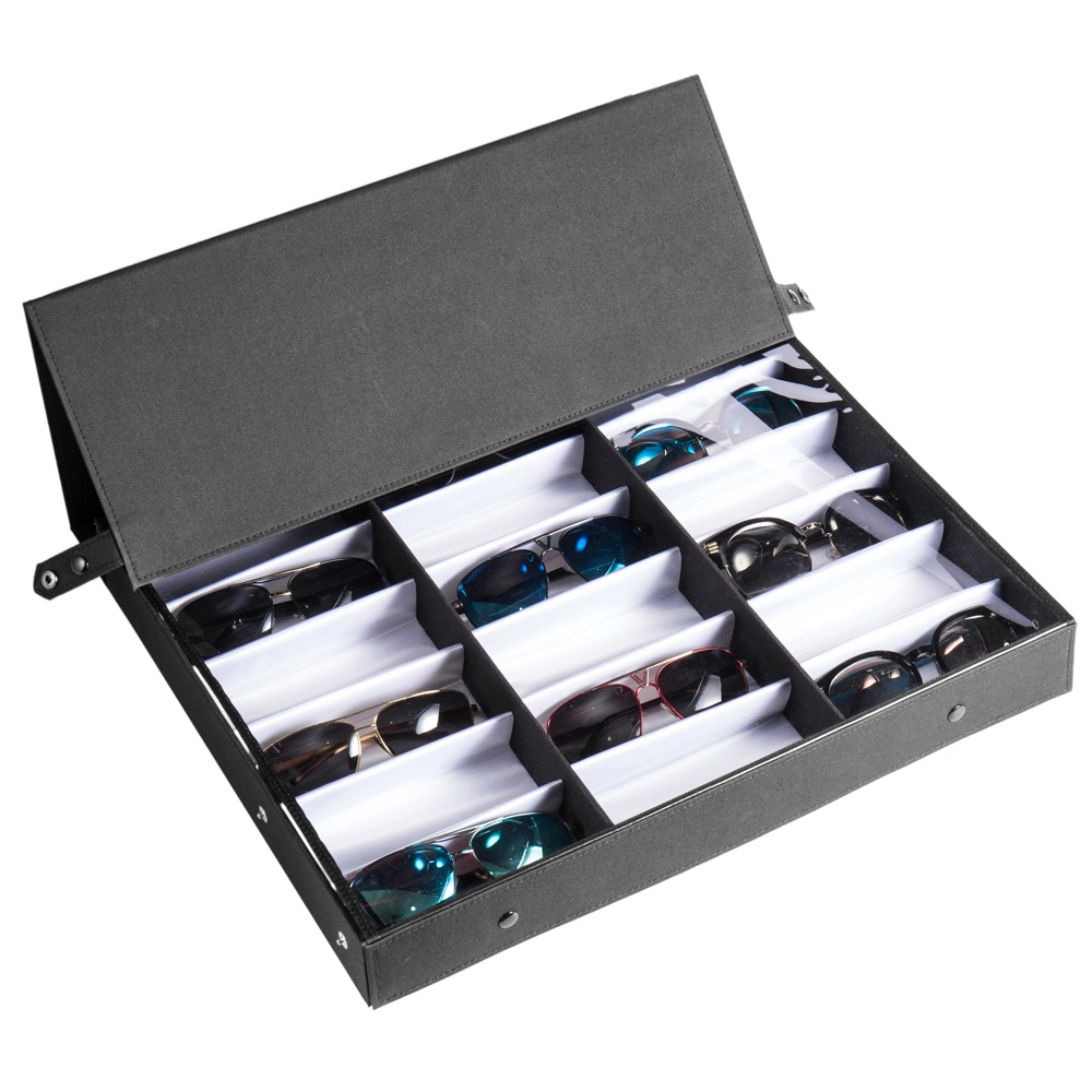 18 pcs Sunglasses Organizer Eyewear Display Storage Case Tray view 9
