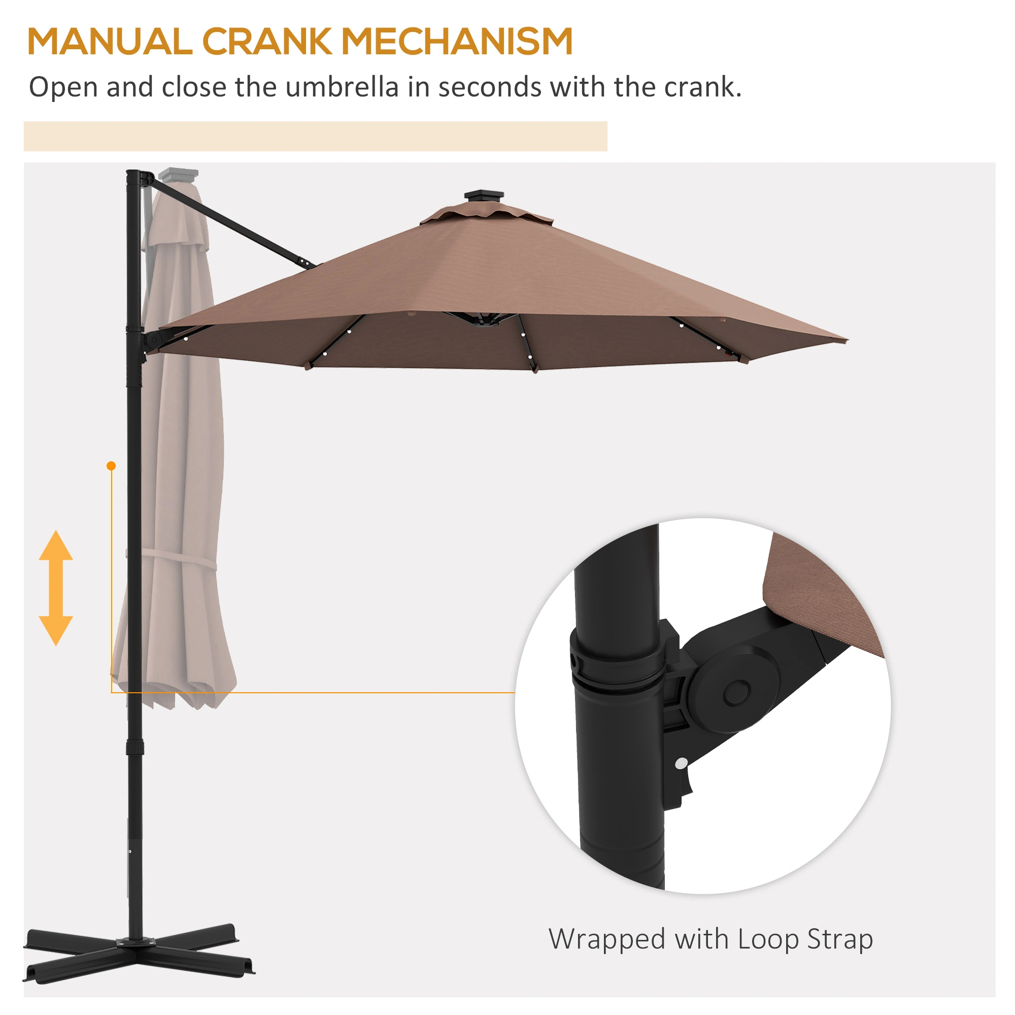 Wall Mounted Umbrella Holder Stand - Modern Wall Mount Umbrella Rack for Hallway, Entryway, Bathroom, 6-Hook Design, Easy Install view 3