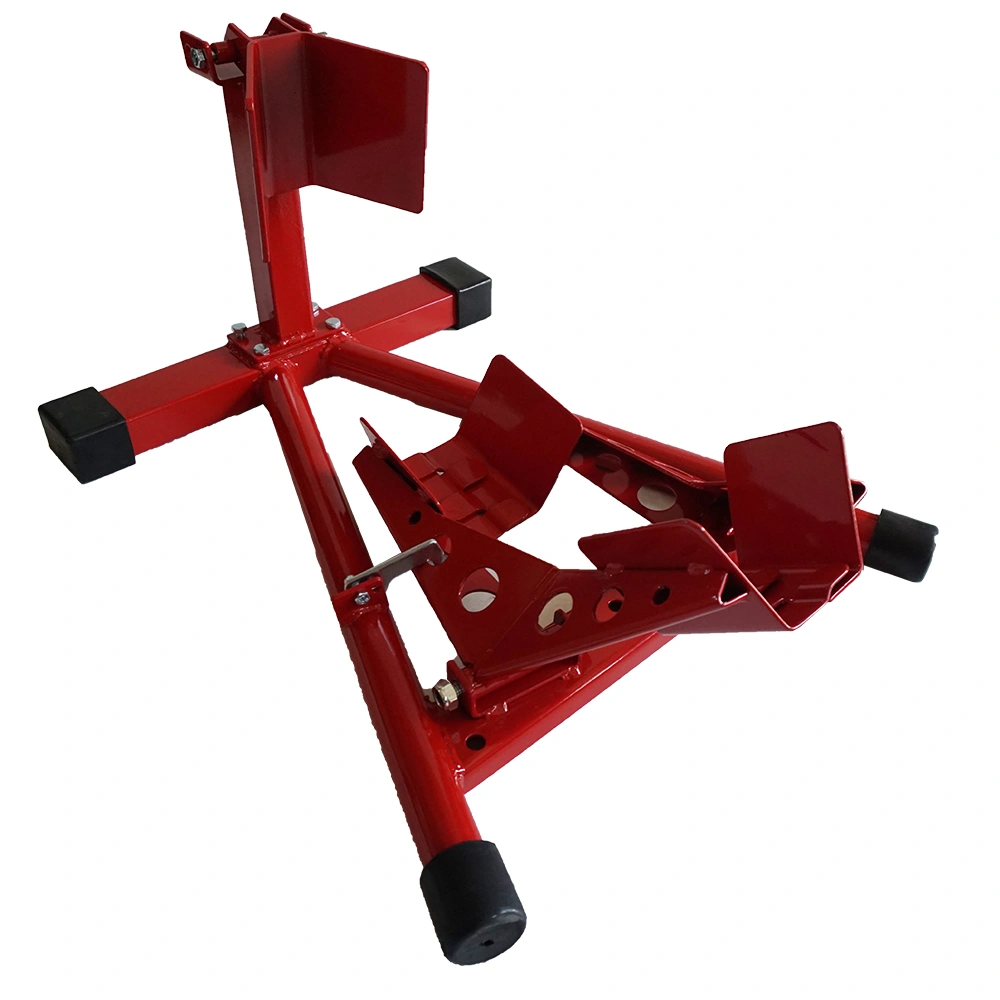 Motorcycle Stand Mmotorcycle Repair Tool Motorcycle Parking Rack Red view 3