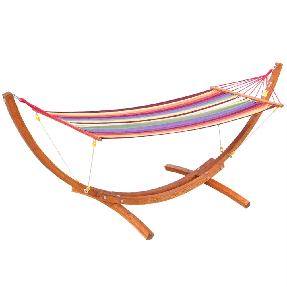 Hammock Swing Chair with Metal Stand - Foldable Outdoor Garden Hanging Chair