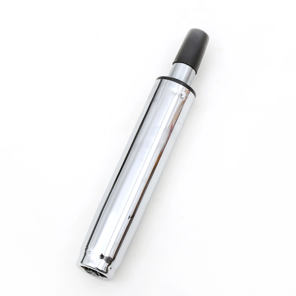 Round Shape Adjustable Salon Stool with Back and Line Black view 16
