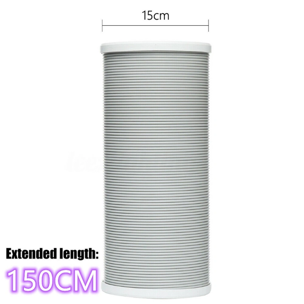 NEW 1.5M Flexible AC Exhaust Pipe Vent Hose Duct Outlet for Air Conditioner UK