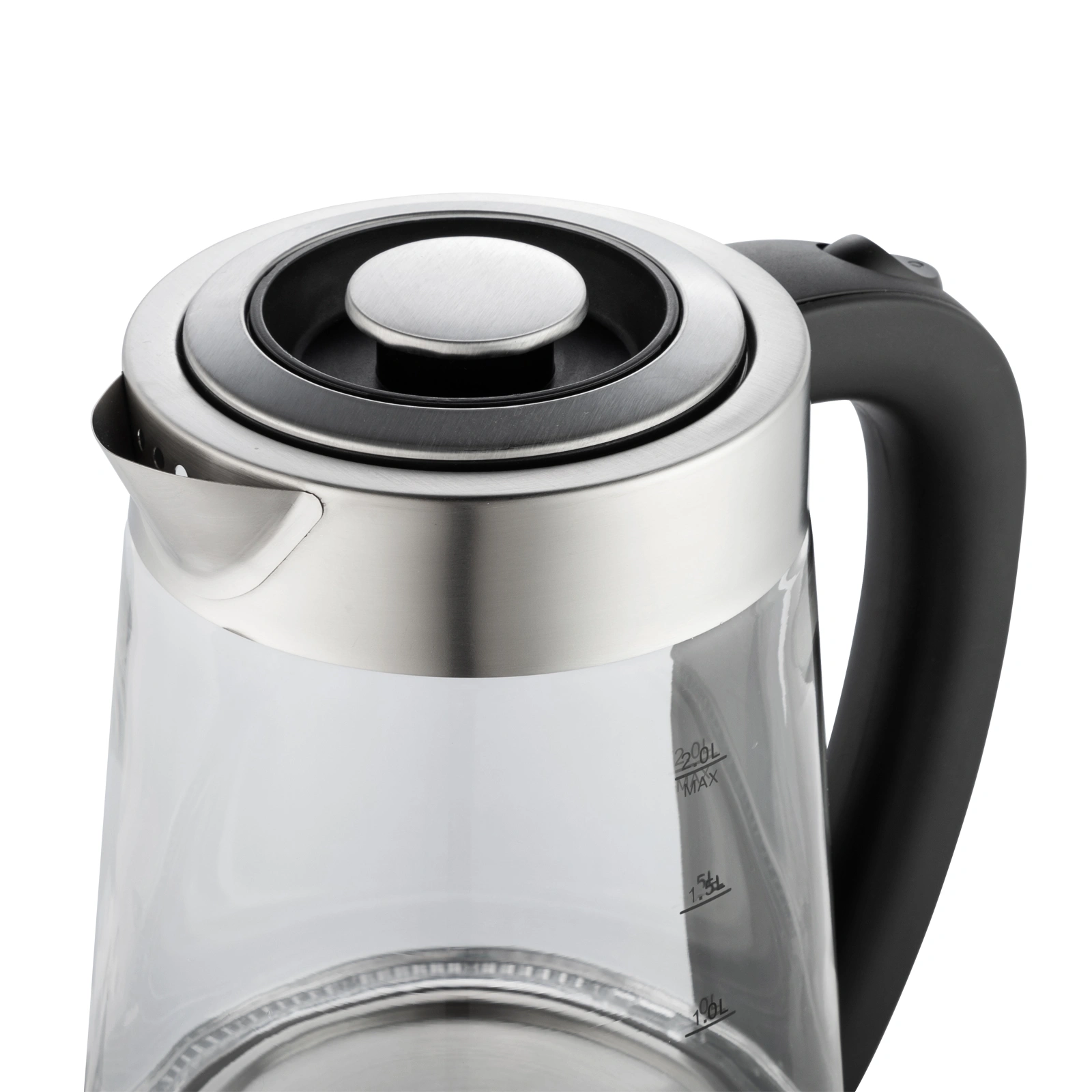 HD-250 Electric Kettle 2L Blue Glass 2000W 220V Fast Boiling Water Heater view 14