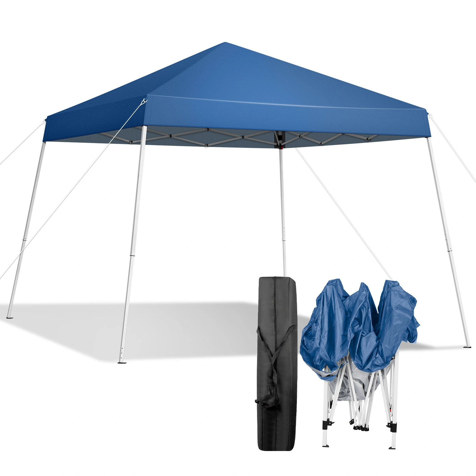 8*8ft Portable Home Use Waterproof Folding Tent Blue view 23