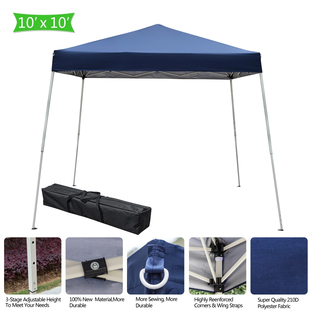 8*8ft Portable Home Use Waterproof Folding Tent Blue view 25