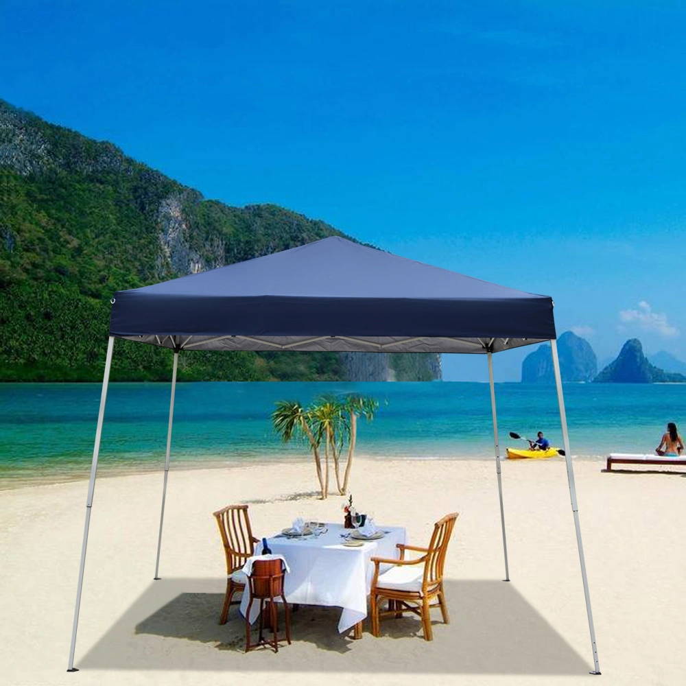 8*8ft Portable Home Use Waterproof Folding Tent Blue view 39
