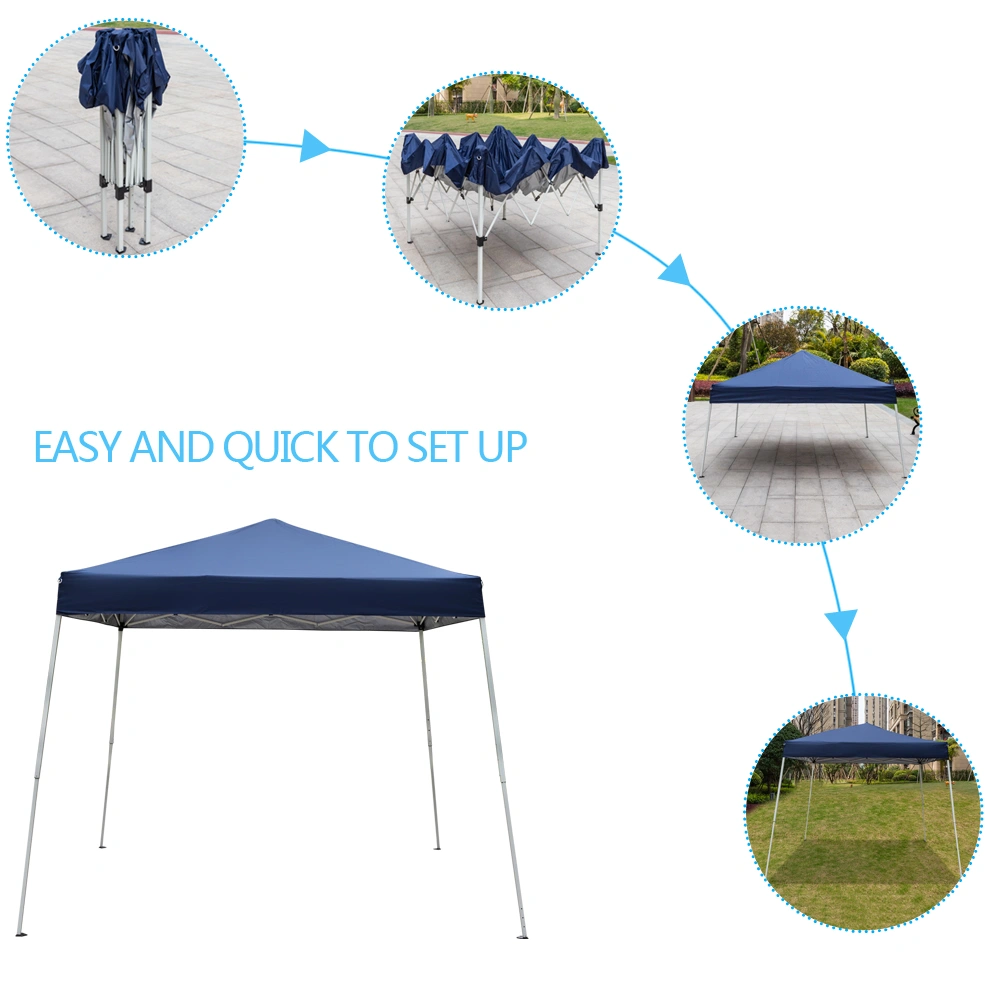 8*8ft Portable Home Use Waterproof Folding Tent Blue view 41