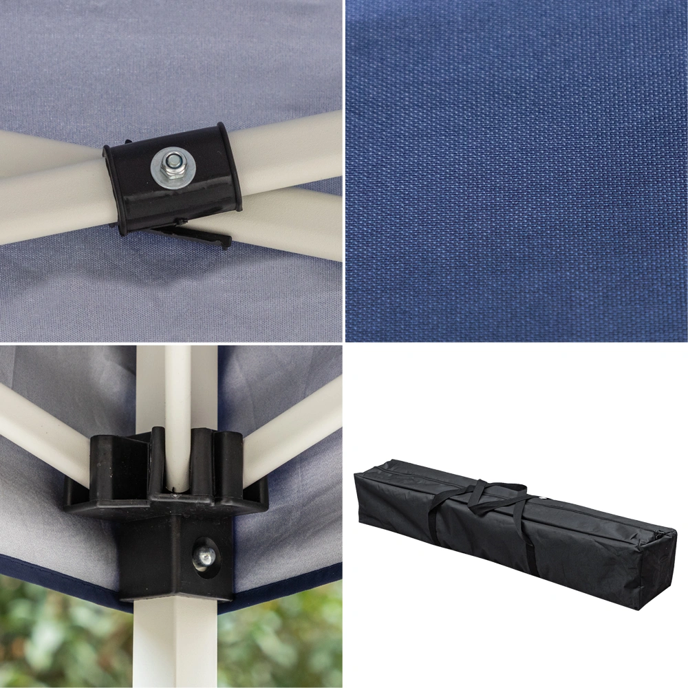 8*8ft Portable Home Use Waterproof Folding Tent Blue view 48