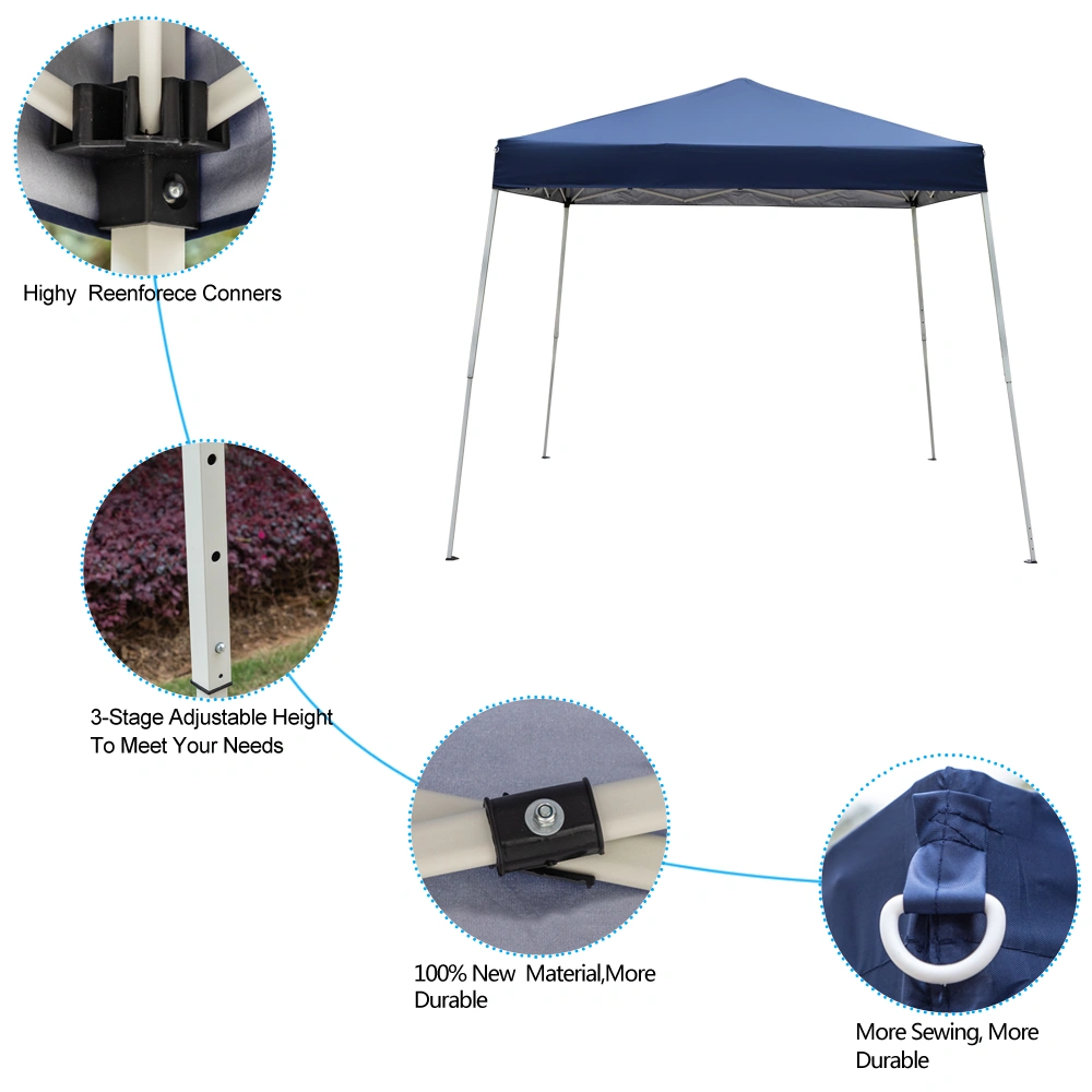 8*8ft Portable Home Use Waterproof Folding Tent Blue view 94