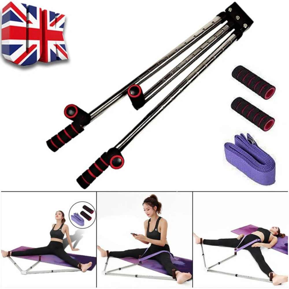 3 Bar Leg Stretcher 9 Hole Adjustable Leg Split Stretching Training Machine - Home Gym Flexibility