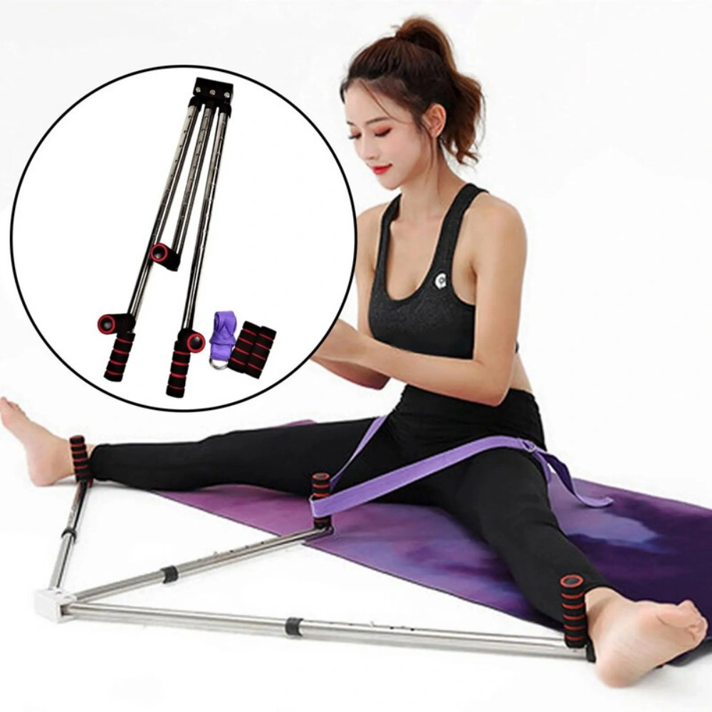 3 Bar Leg Stretcher 9 Hole Adjustable Leg Split Stretching Training Machine - Home Gym Flexibility view 3