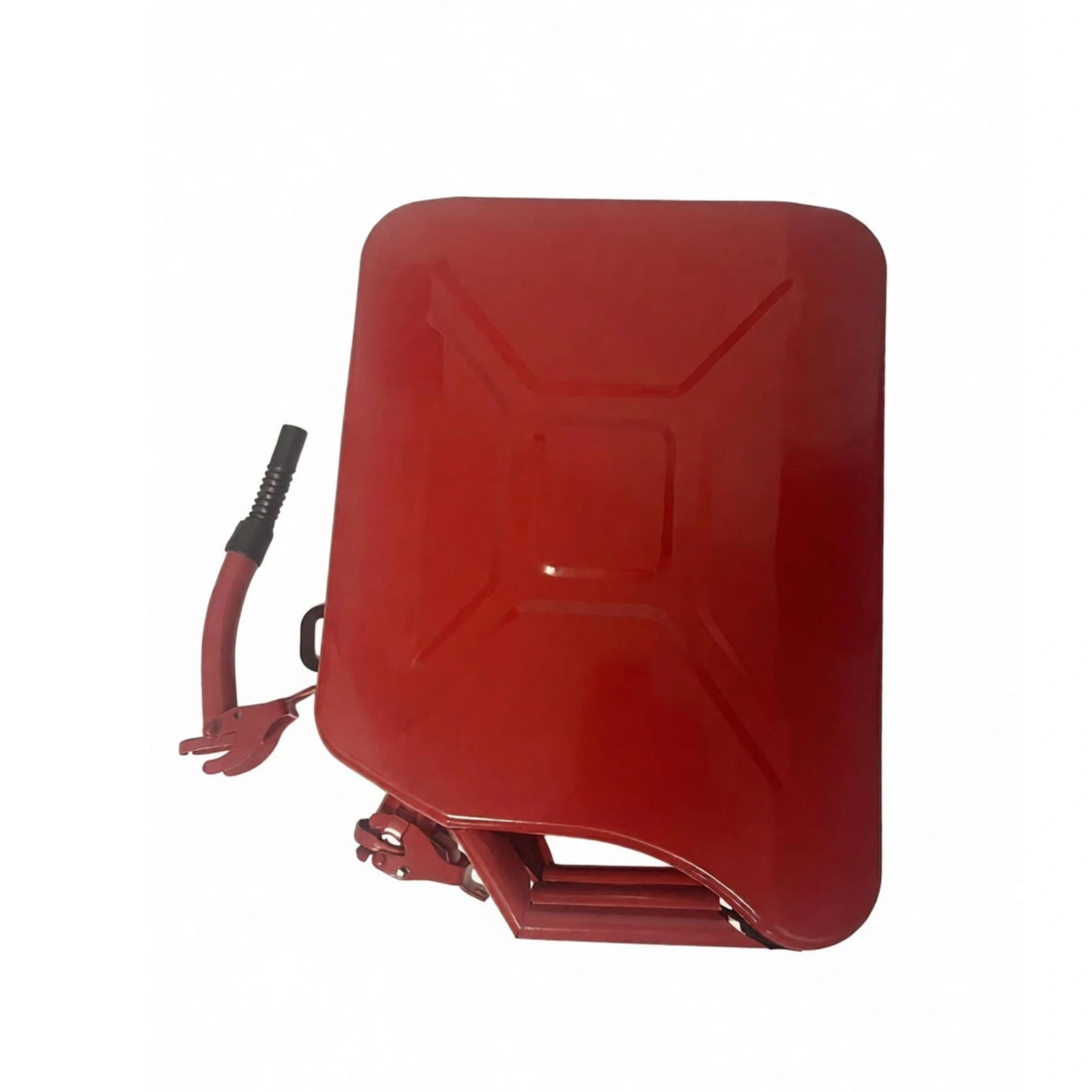 20L US Standard Cold-rolled Plate Petrol Diesel Can Gasoline Bucket with Oil Pipe Red 2 Pairs of Gloves view 13