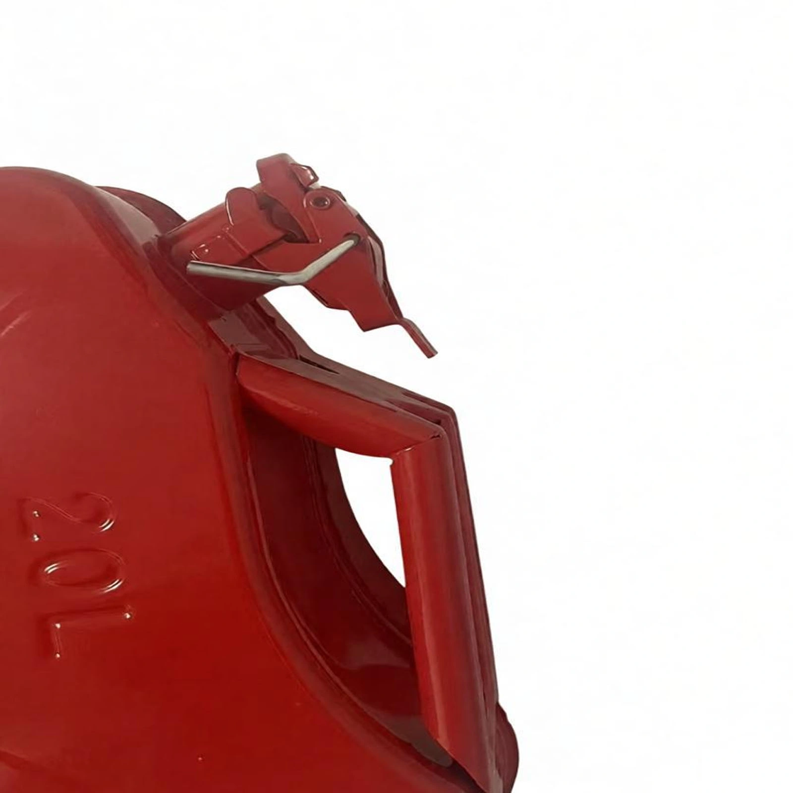 20L US Standard Cold-rolled Plate Petrol Diesel Can Gasoline Bucket with Oil Pipe Red 2 Pairs of Gloves view 17