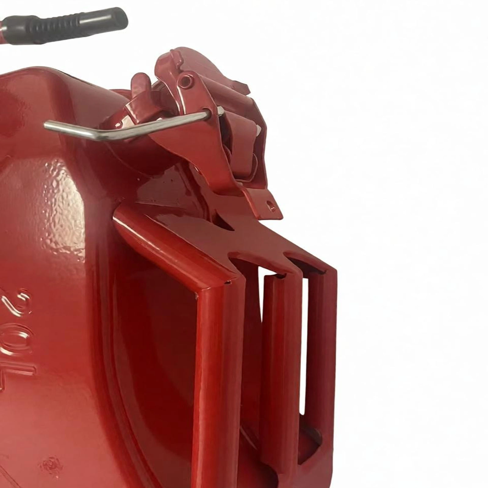 20L US Standard Cold-rolled Plate Petrol Diesel Can Gasoline Bucket with Oil Pipe Red 2 Pairs of Gloves view 19