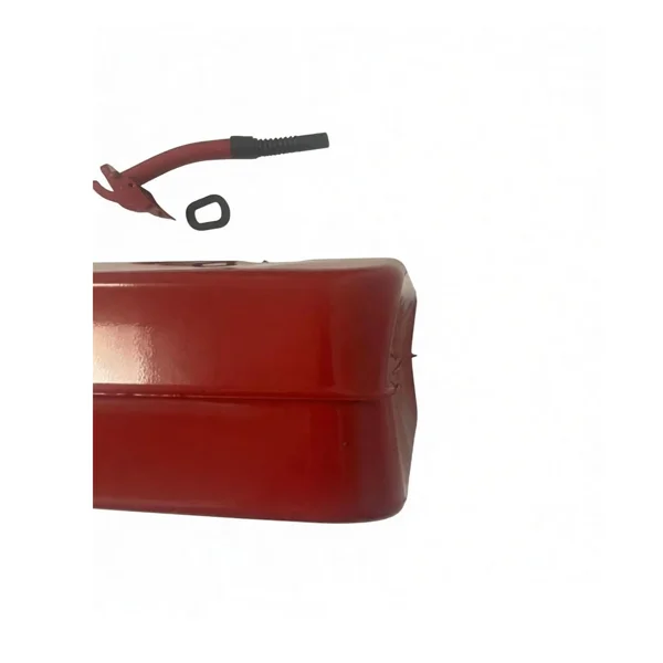 20L US Standard Cold-rolled Plate Petrol Diesel Can Gasoline Bucket with Oil Pipe Red 2 Pairs of Gloves view 4