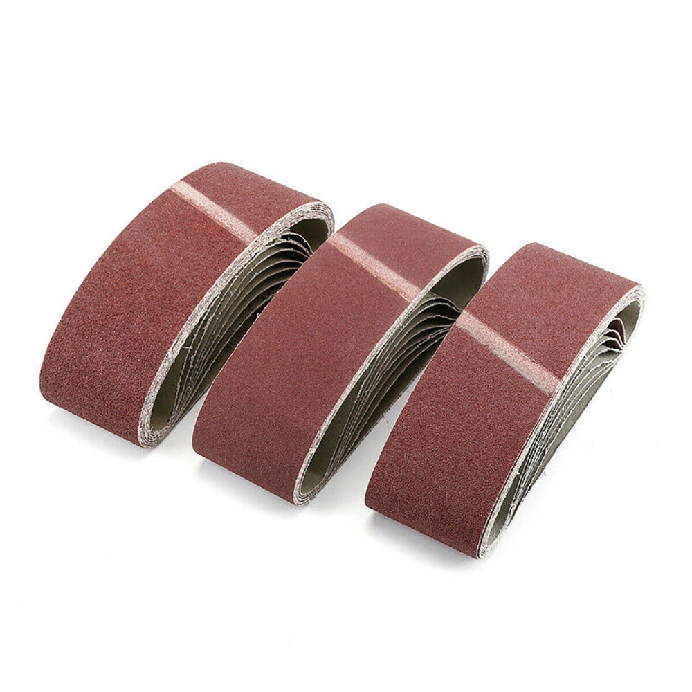 24 Pack Sanding Belts 75x533mm, 60/80/120 Grit Mixed Grade, Compatible with Bosch & Makita Sander, UK view 3