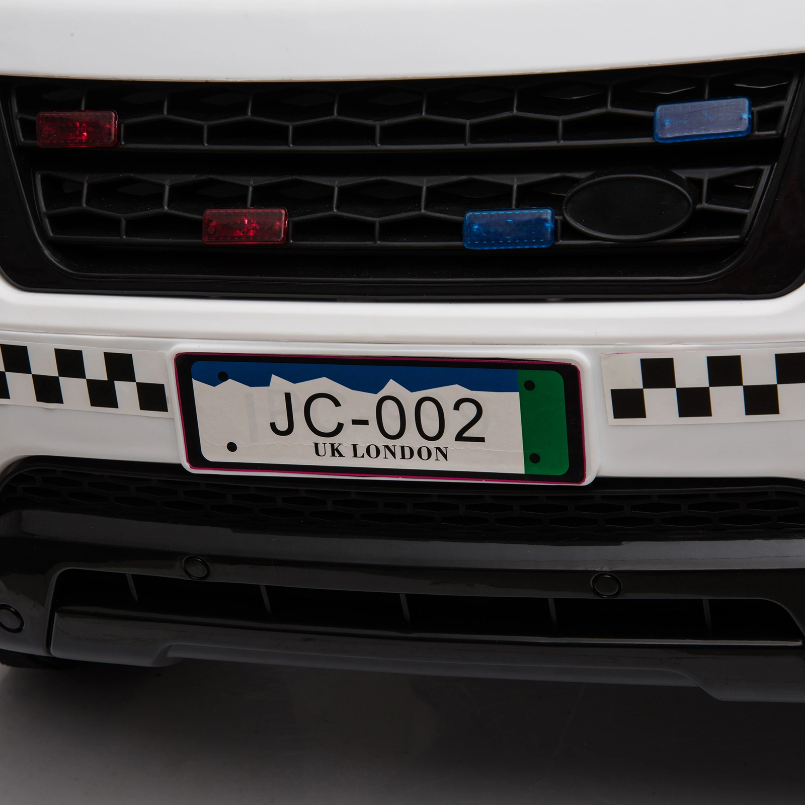 12V Dual Drive Police Car with 2.4G Remote Control, 7Ah Battery, White Ride-On Toy view 25