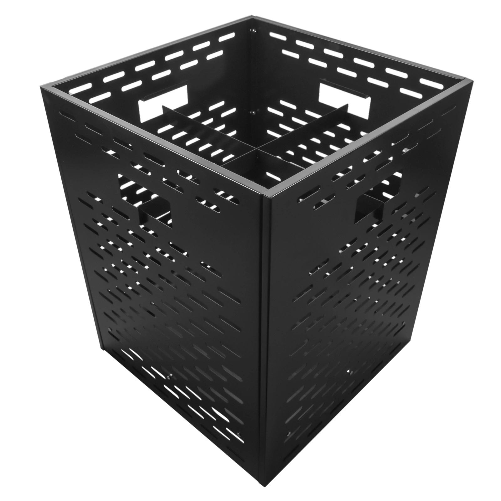 Burn Barrel with Bottom Board - 22x22x30 Outdoor Incinerator Drum, Low Smoke Metal Trash Burner for Yard Waste, Leaves, Paper & Wood view 4