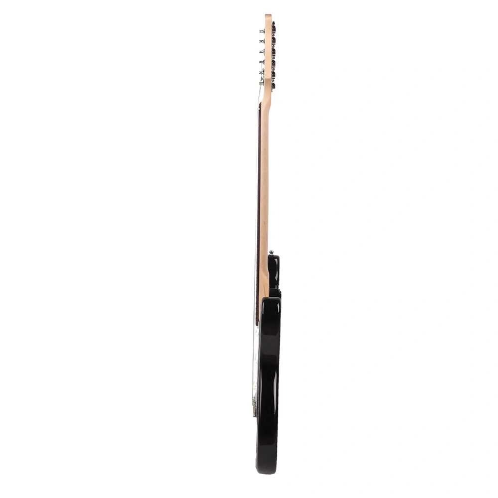 Electric Guitar Accessory Kit, Rosewood Fingerboard, Shoulder Bag Strap, Picks, Whammy Bar, Cord, Wrench Tool, Black & White view 3