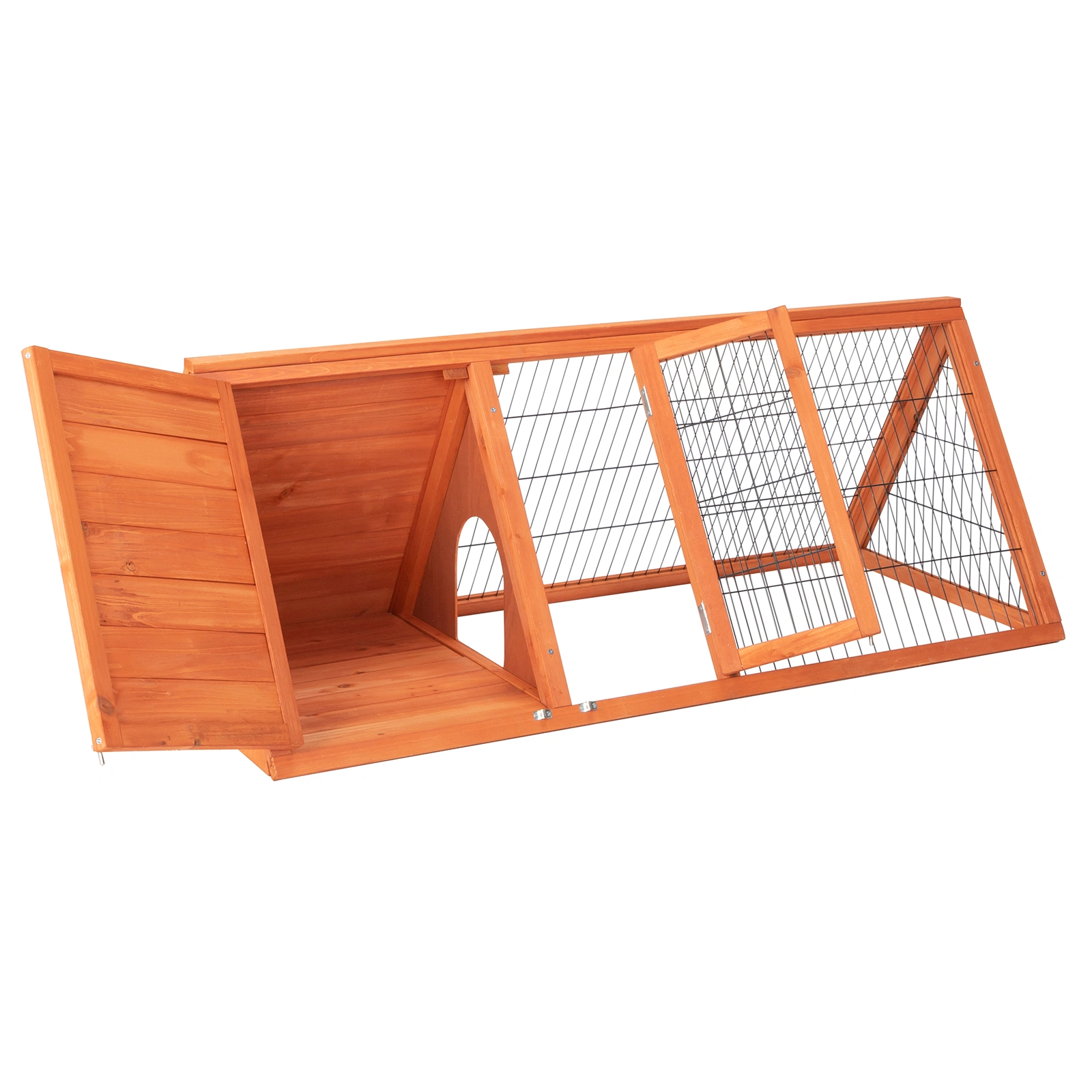 50" Wooden Rabbit Guinea Pig Hutch Wooden Rabbit Guinea Pig House view 12