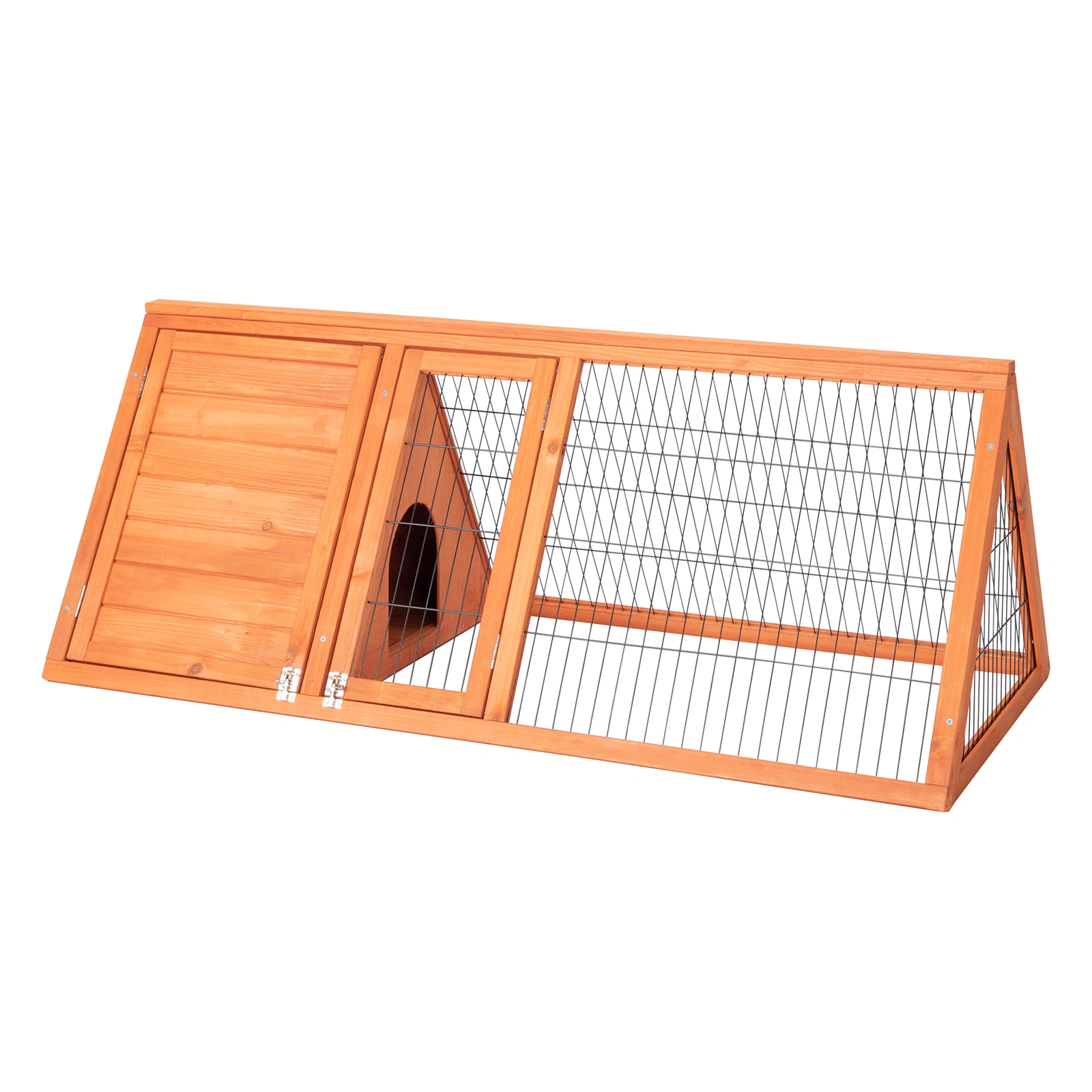 50" Wooden Rabbit Guinea Pig Hutch Wooden Rabbit Guinea Pig House view 5