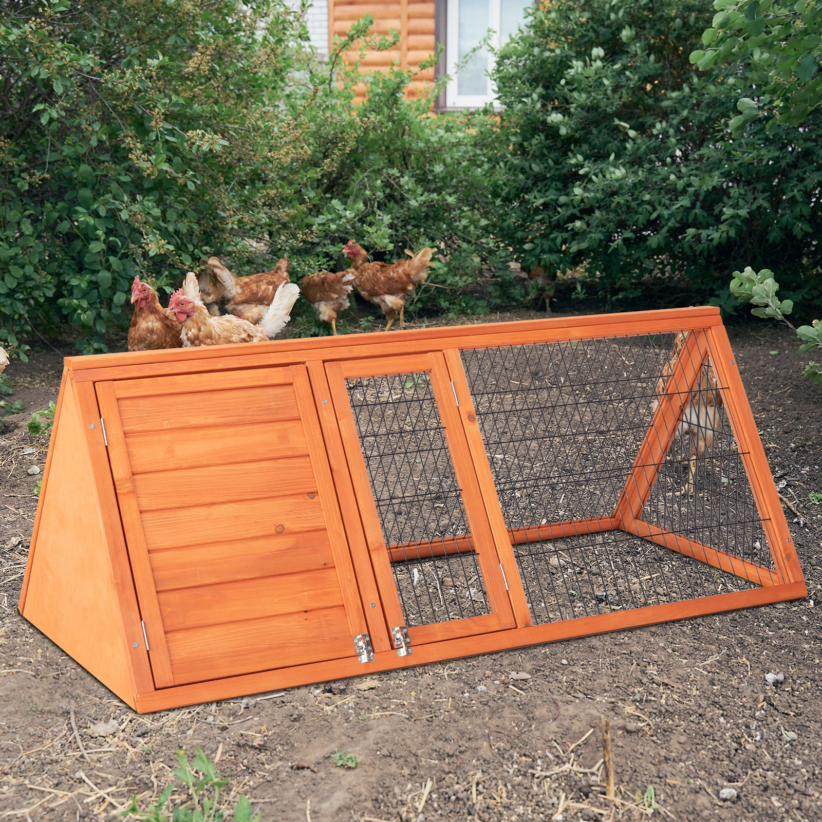 50" Wooden Rabbit Guinea Pig Hutch Wooden Rabbit Guinea Pig House view 9