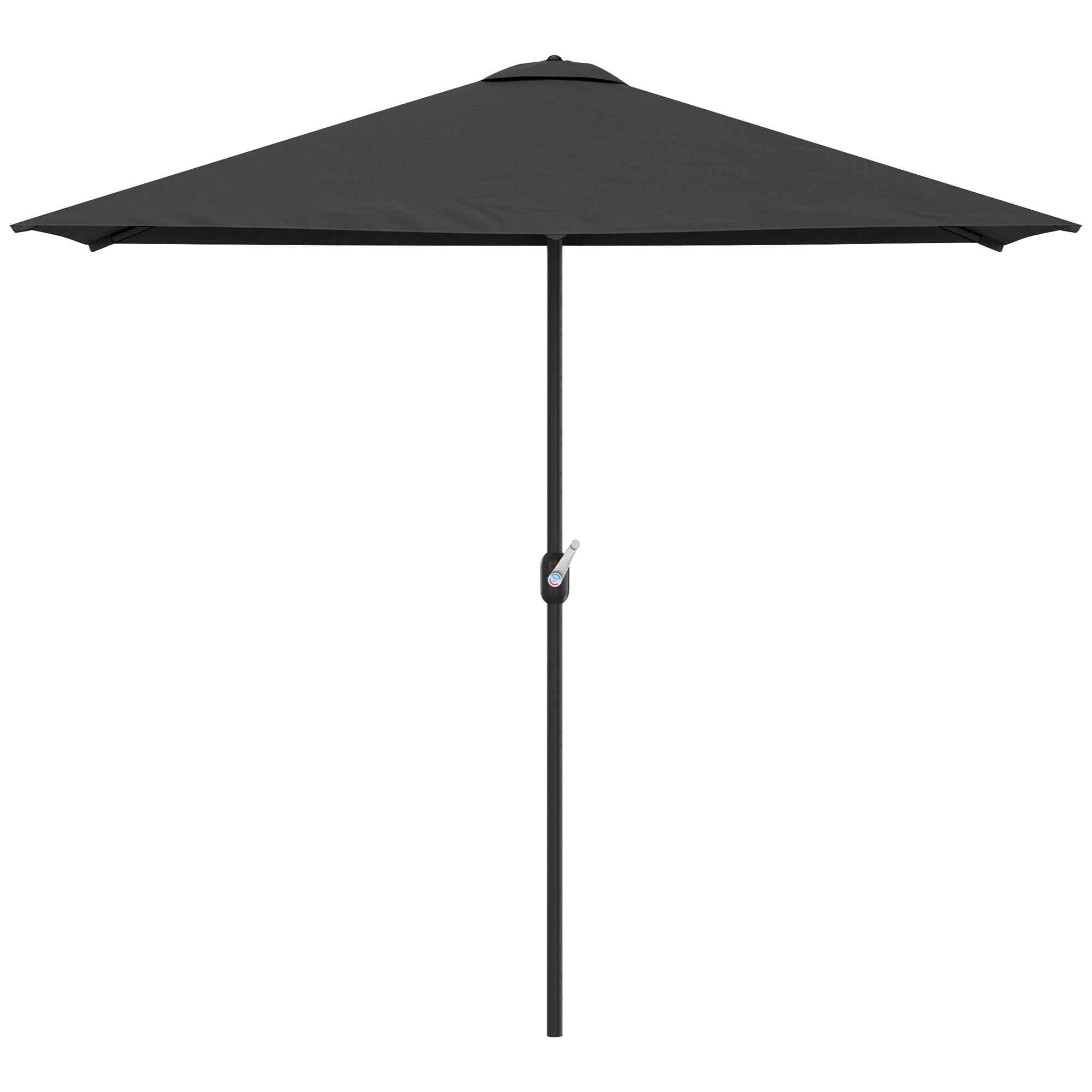 Wall Mounted Umbrella Stand - Space Saving Outdoor Indoor Rain Umbrella Holder, Durable Wall Hanging Organizer, Black view 2