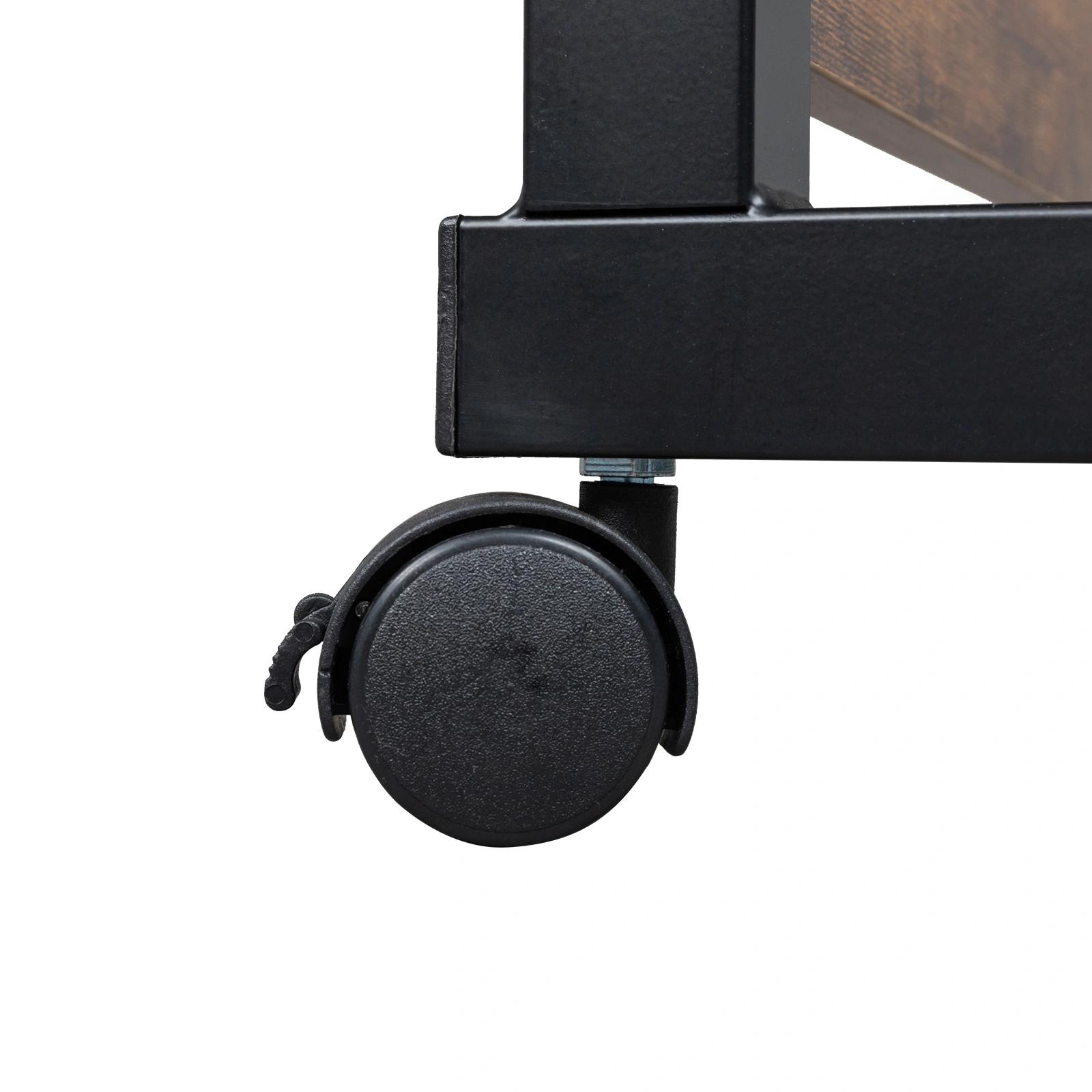 Rolling & Height adjustable P2 15MM Chipboard & Steel Side Table with Baffle view 21