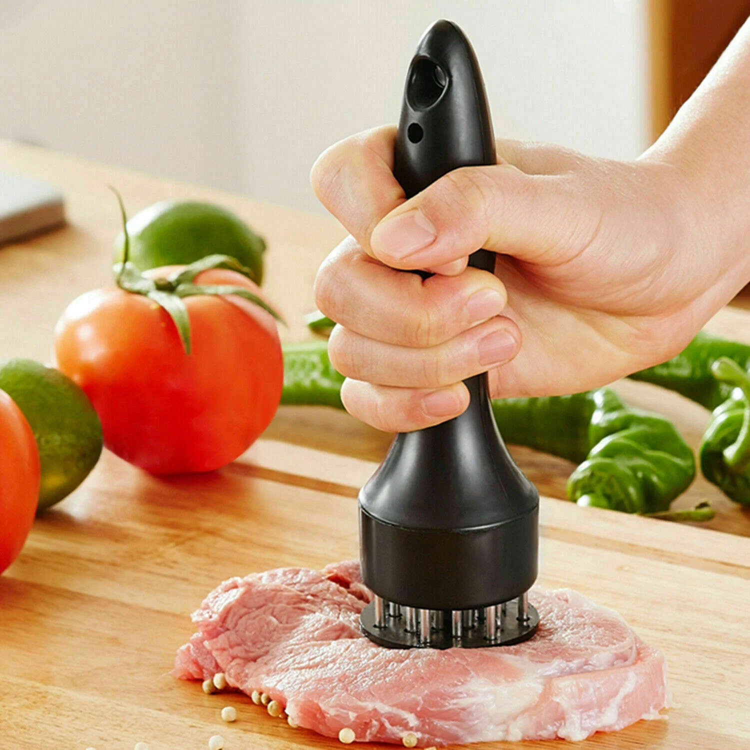 Stainless Steel Blade Meat Tenderizer for Chicken Port Beef Kitchen Tool 21 Needles (US Logistics only For USPS.TK/TMEU only For self-pickup) view 11