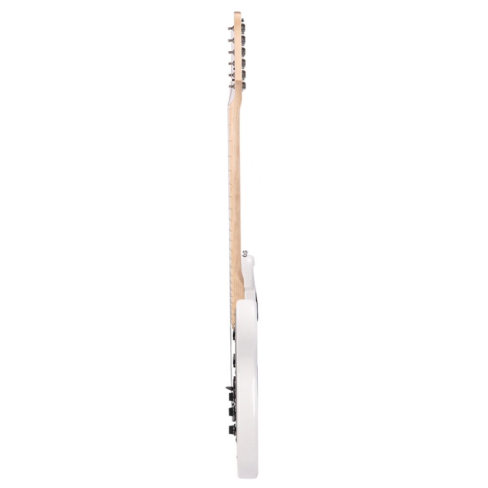 GST Stylish Electric Guitar Kit with Black Pickguard White view 4