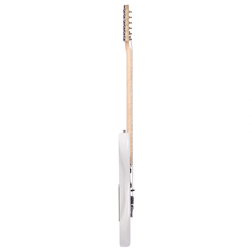 GST Stylish Electric Guitar Kit with Black Pickguard White view 7