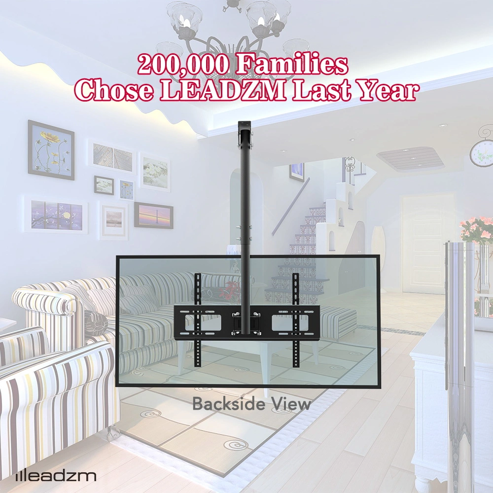 TMC-7006 Ceiling Mount TV Wall Bracket, Retractable Roof Rack Pole for 32"-70" Flat Screen TVs, Wall or Ceiling Mount view 12