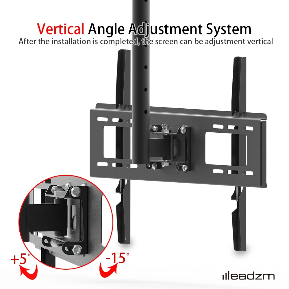 TMC-7006 Ceiling Mount TV Wall Bracket, Retractable Roof Rack Pole for 32"-70" Flat Screen TVs, Wall or Ceiling Mount view 4
