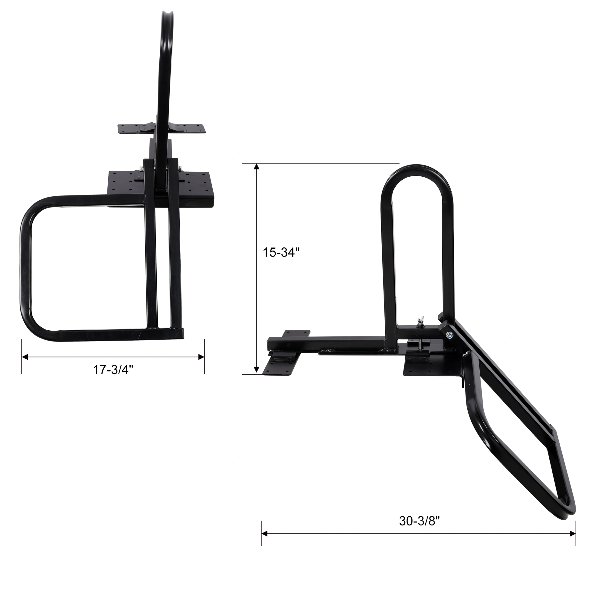 Foldable Pickup Truck Tailgate One-Step Ladder - Universal Fit. Drilling Hex Screws for Easy Install. Load Capacity: 300 LBS. Serves To Secure Items In Truck Bed view 4