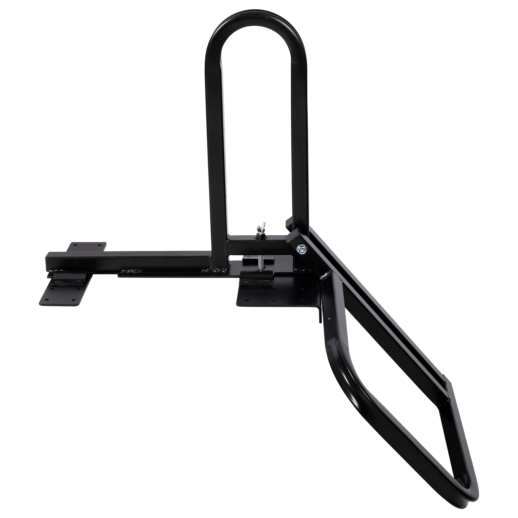 Foldable Pickup Truck Tailgate One-Step Ladder - Universal Fit. Drilling Hex Screws for Easy Install. Load Capacity: 300 LBS. Serves To Secure Items In Truck Bed view 8