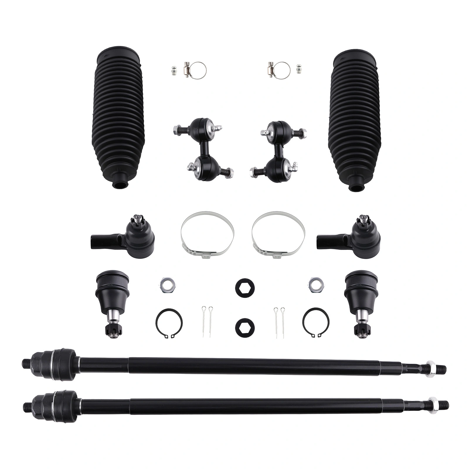 12x Front Suspension Lower Control Arms Tie Rods Kit fit for Honda CR-V 2002-2004 view 3