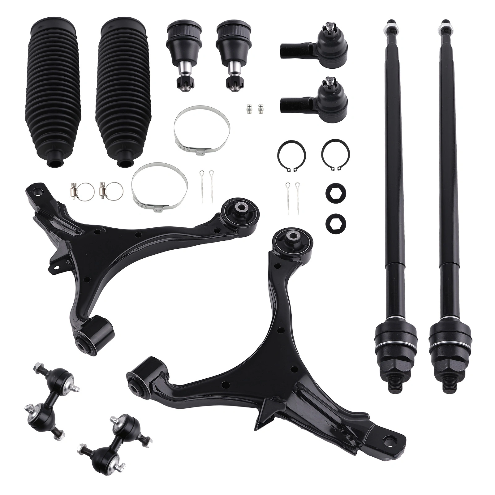 12x Front Suspension Lower Control Arms Tie Rods Kit fit for Honda CR-V 2002-2004 view 7