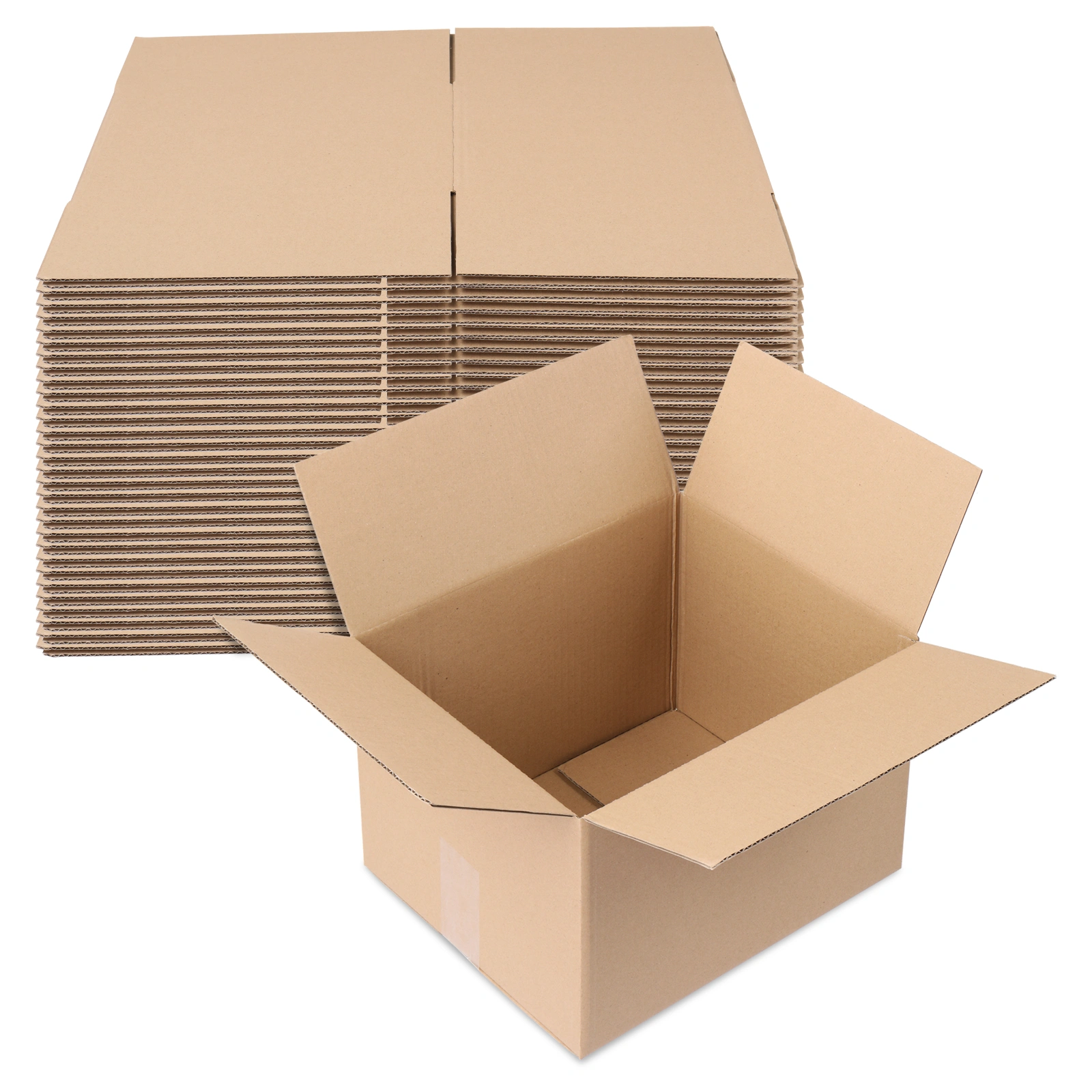50pcs Kraft Corrugated Cardboard Boxes 12x10x8 Inch 30.5x25.4x20.3cm 3mm Thick view 10