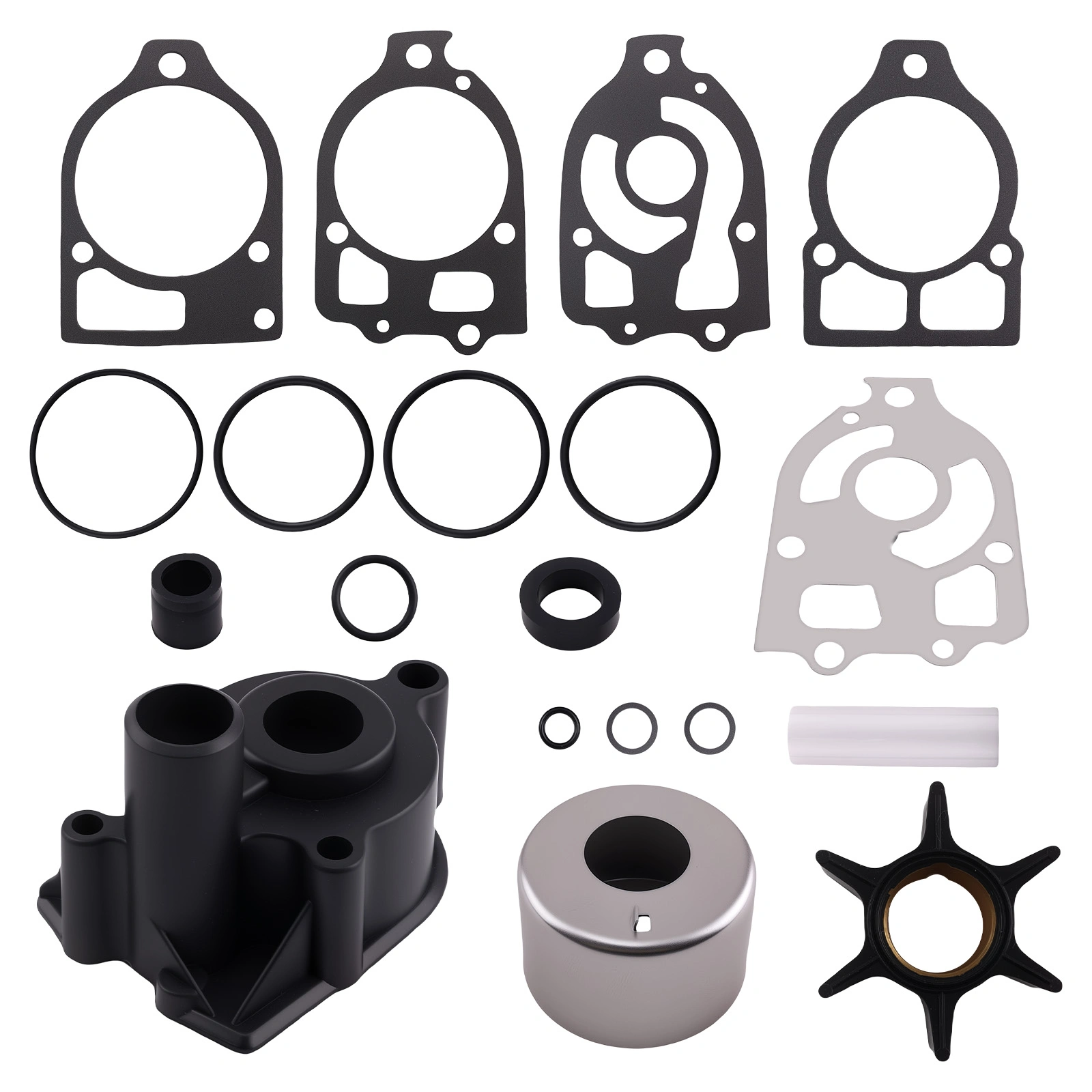 Complete Impeller Water Pump Kit fit for Mercury 65-225HP 1970-1990 18-3517 view 6
