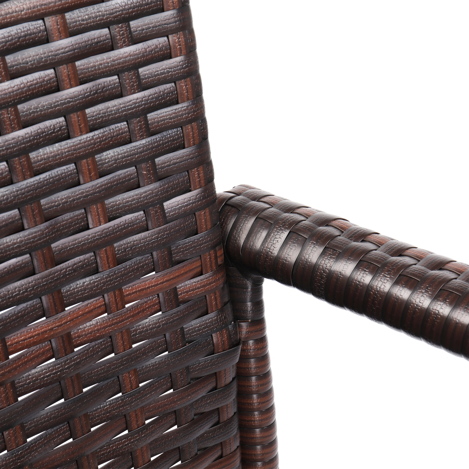 2pcs High Bar Chair Brown Gradient view 6