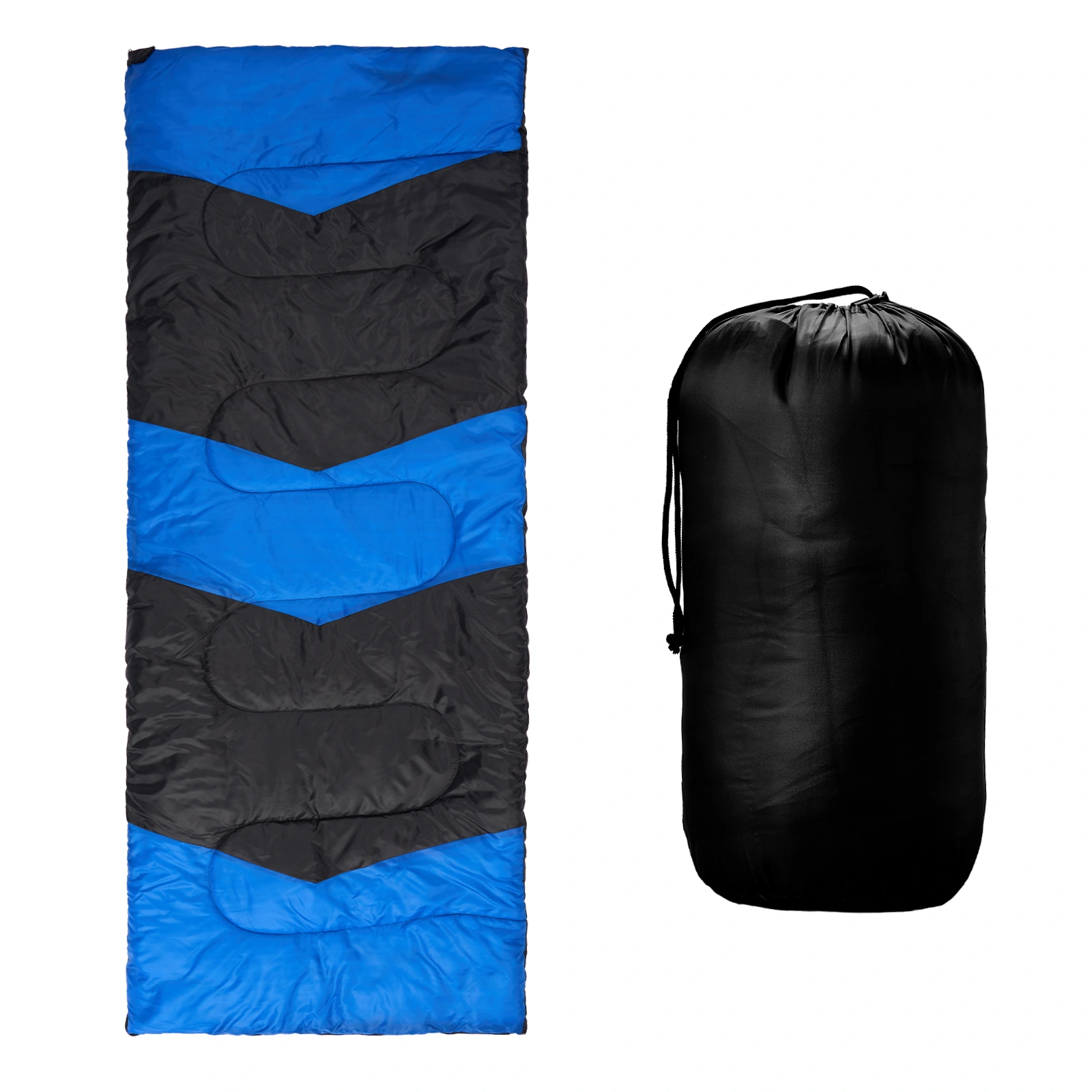 Lightweight Sleeping Bag for Backpacking Hiking, Waterproof Compact Envelope Sleeping Bag, Cold & Warm Weather, Blue
