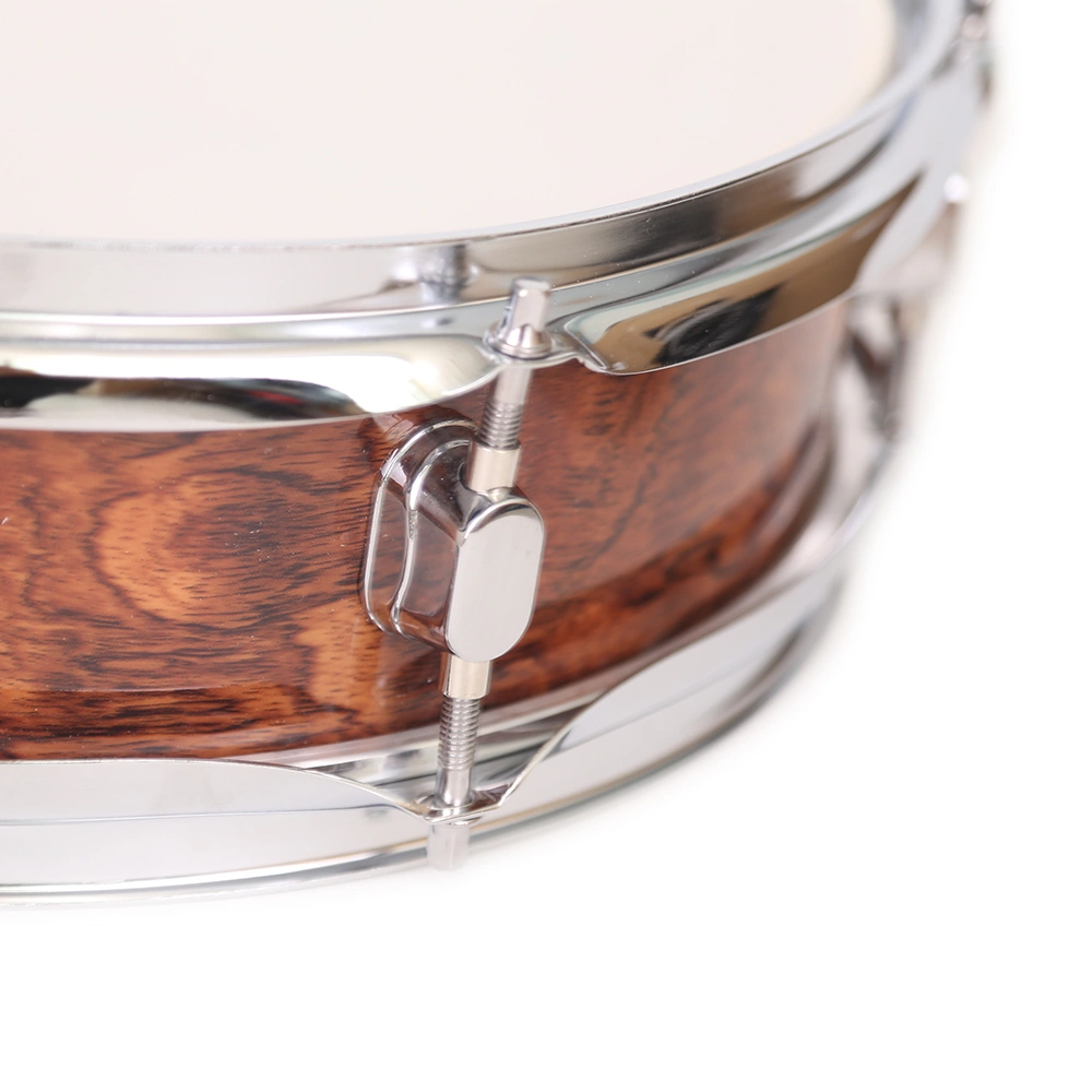 13 x 3.5" Snare Drum Poplar Wood Drum Percussion Set Tiger Stripes view 10