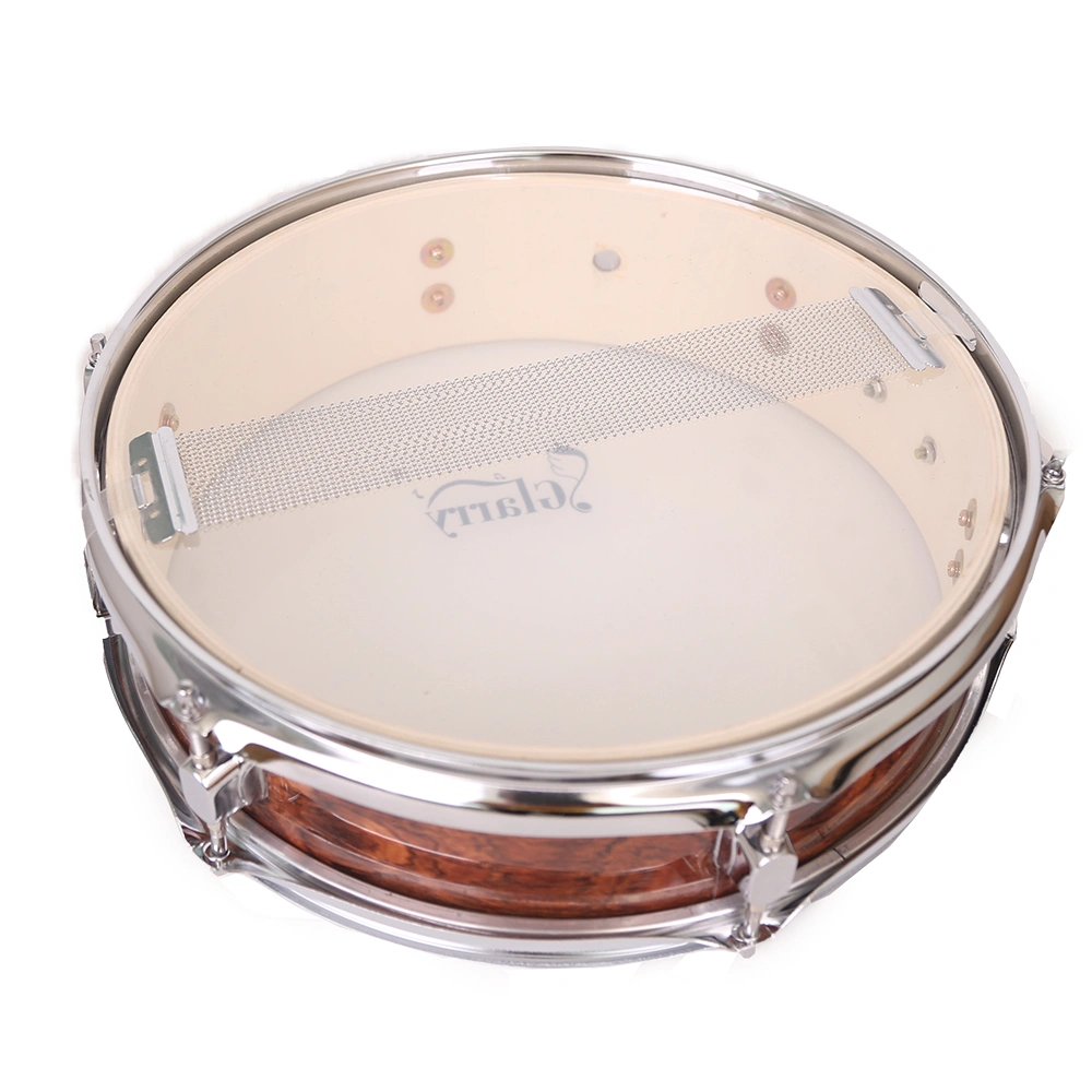 13 x 3.5" Snare Drum Poplar Wood Drum Percussion Set Tiger Stripes view 14