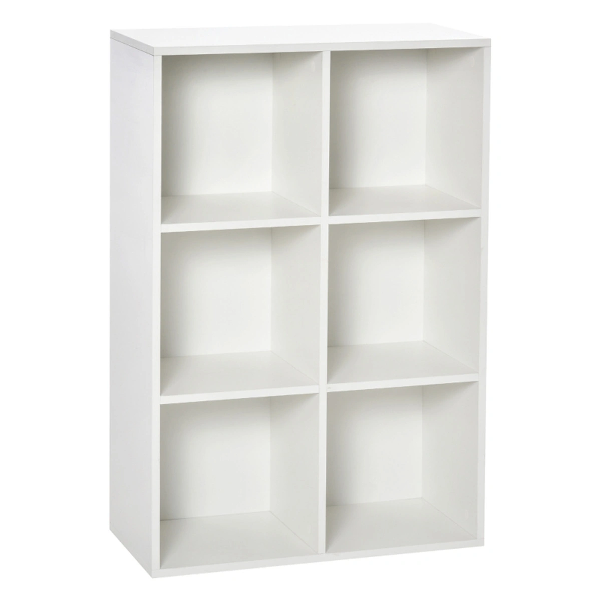 Modern Bookcase Cabinet with Open Shelves - Storage Display Rack for Living Room, Bedroom, Office