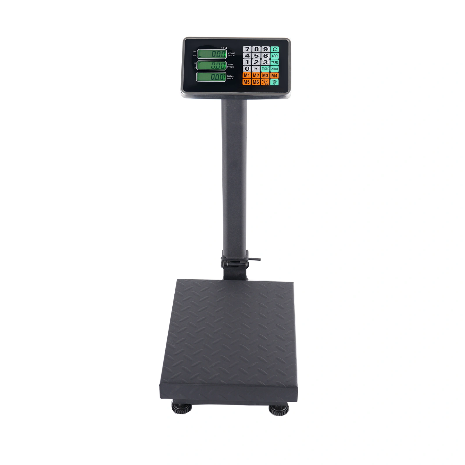 100KG/220lbs Digital Floor Scale LCD Personal Postal Platform 30x40 Black UK Plug view 16