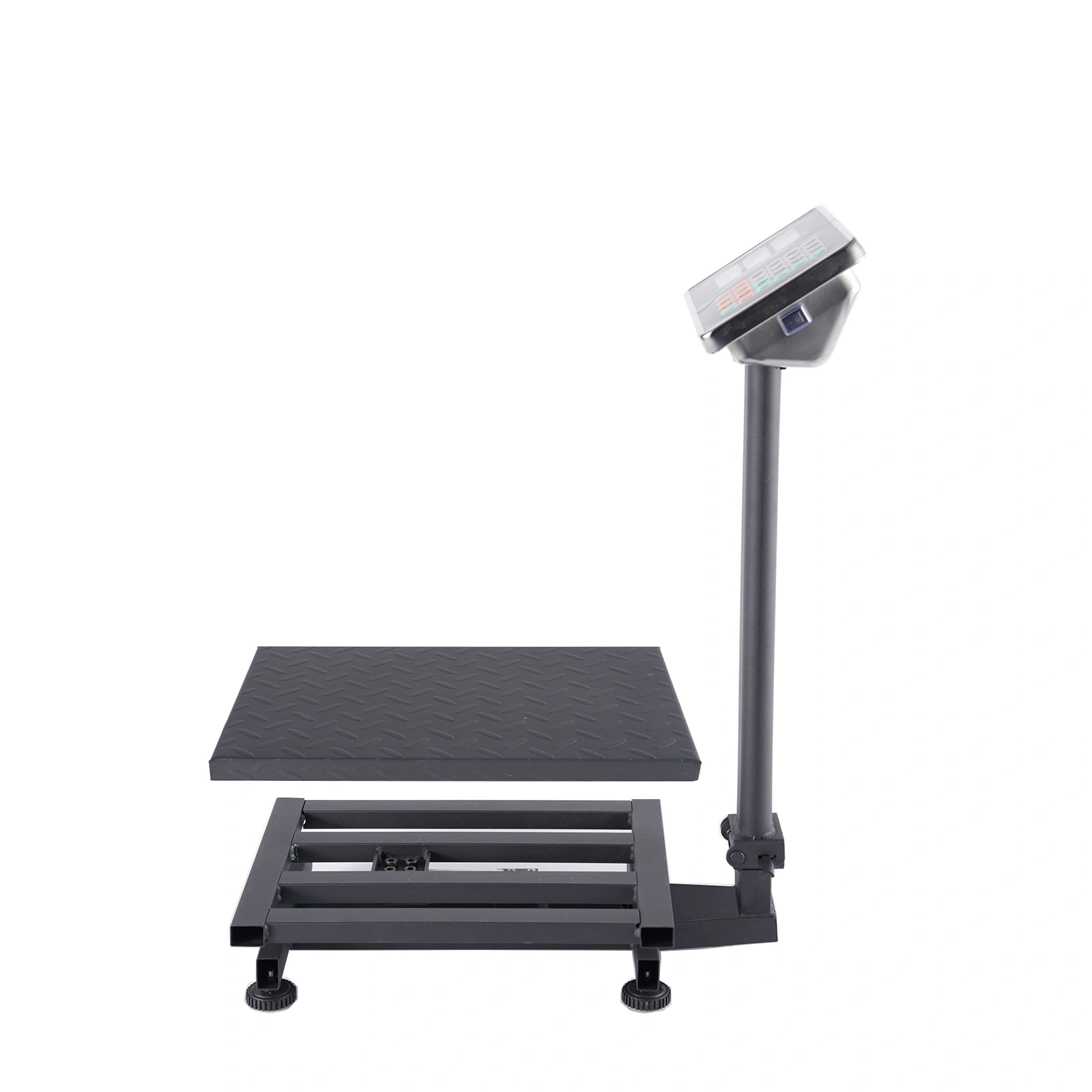 100KG/220lbs Digital Floor Scale LCD Personal Postal Platform 30x40 Black UK Plug view 2