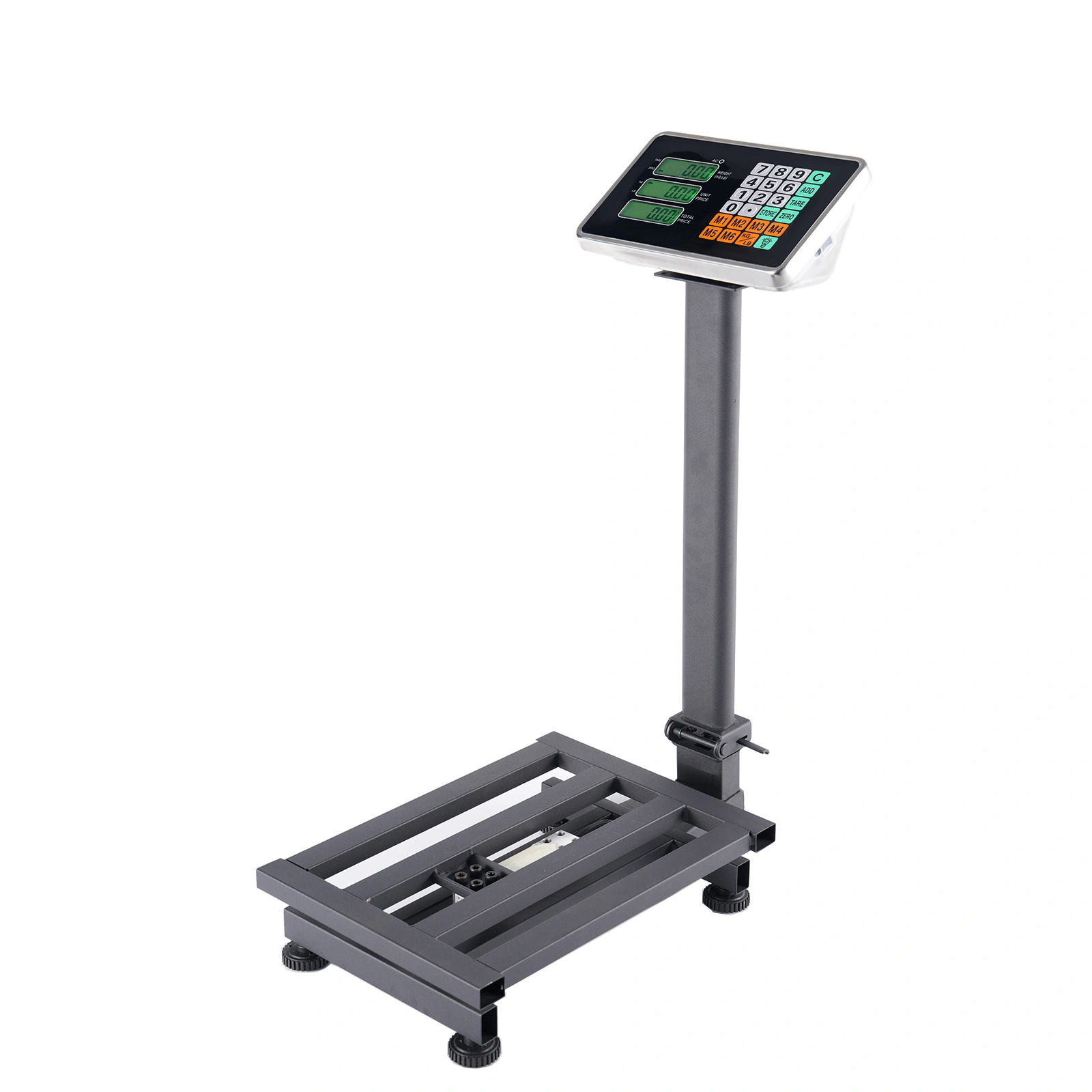 100KG/220lbs Digital Floor Scale LCD Personal Postal Platform 30x40 Black UK Plug view 5