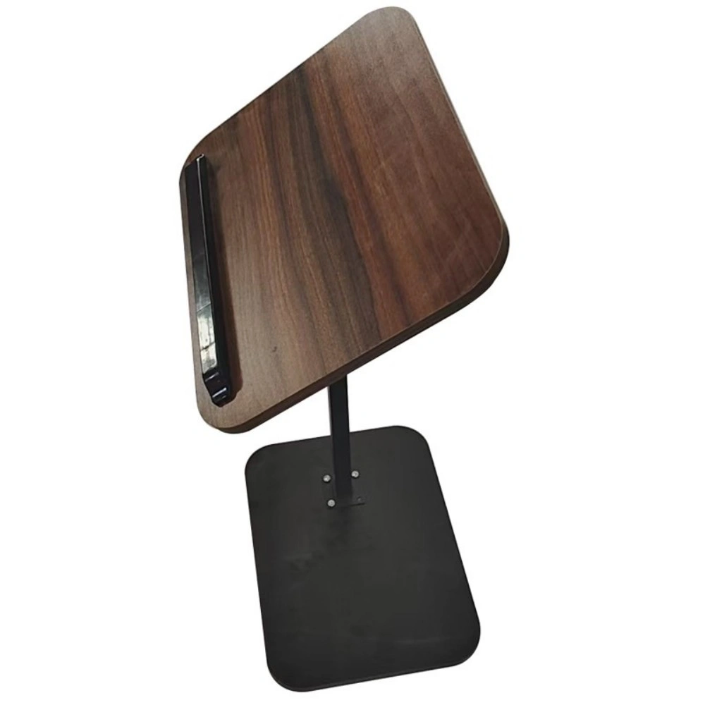 C-Shaped Adjustable Flip Side Table, Sofa End Table, Coffee Laptop Table, Space Saving Living Room view 4