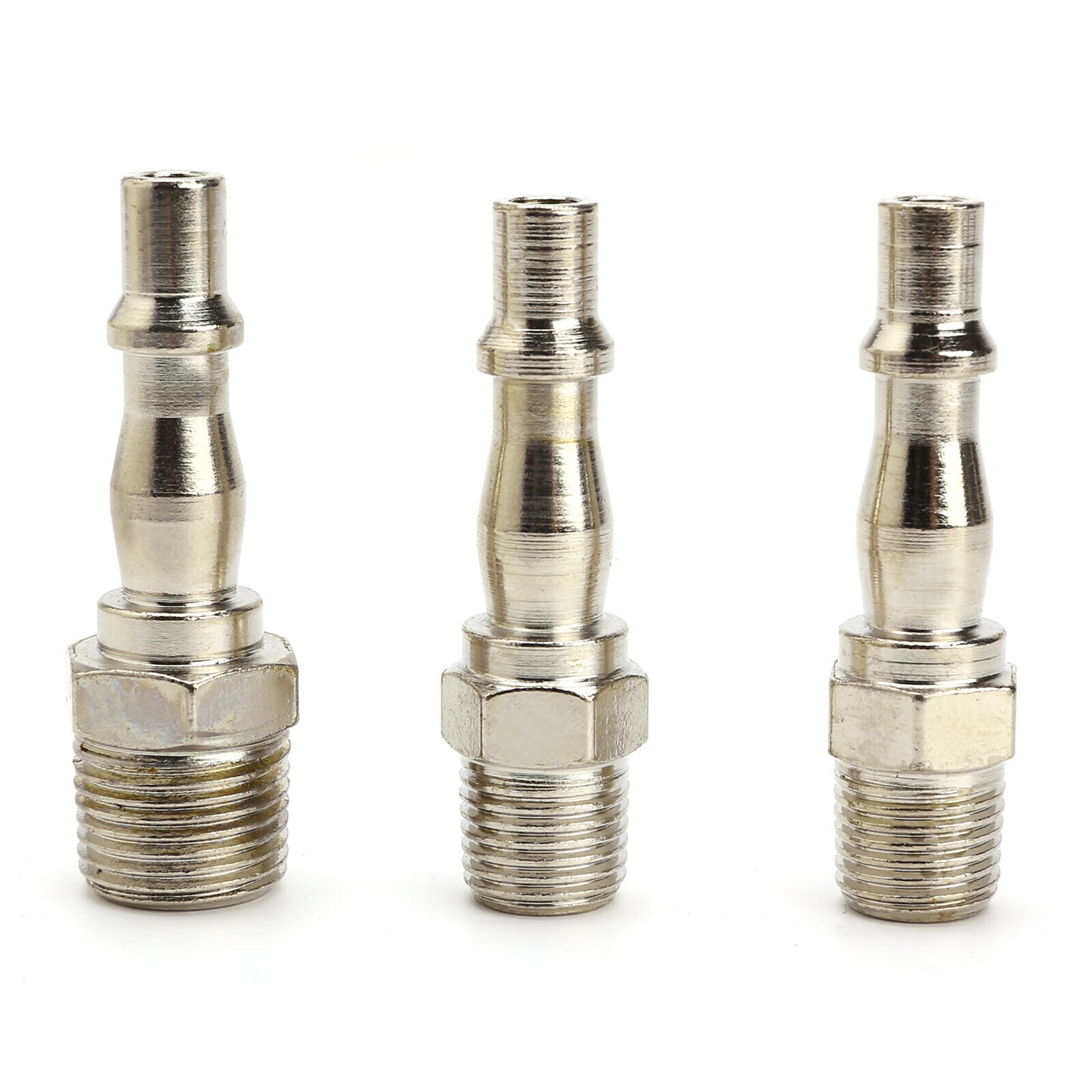12Pcs 1/4" 3/8" BSP Air Line Hose Fittings Quick Release Compressor Connector Kit, UK view 5